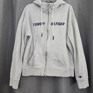 Tommy Hilfiger Gray Zip-Up Hoodie